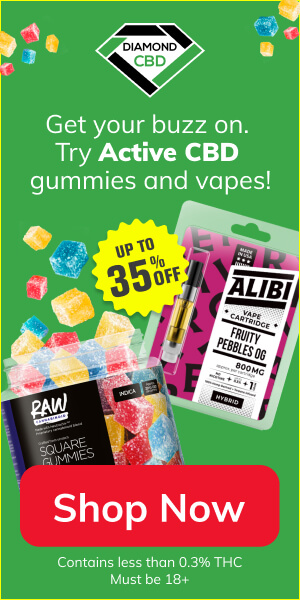 Get your buzz on.  Try Active CBD gummies and vapes!